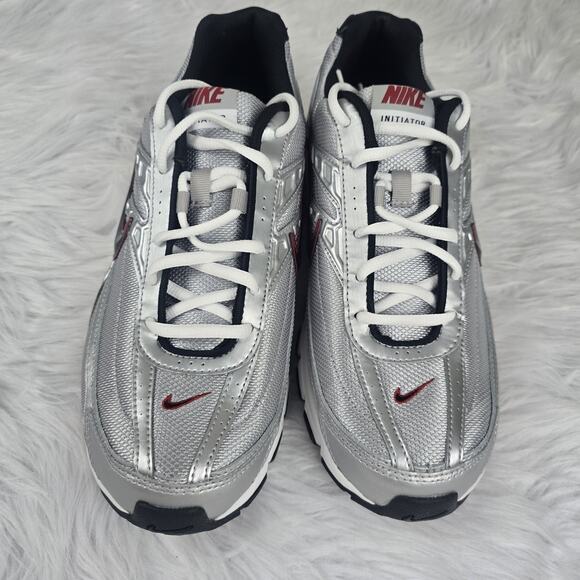 Nike Initiator Metallic Silver Black White Sneaker Men\'s Size 11 394055-001 main image 6
